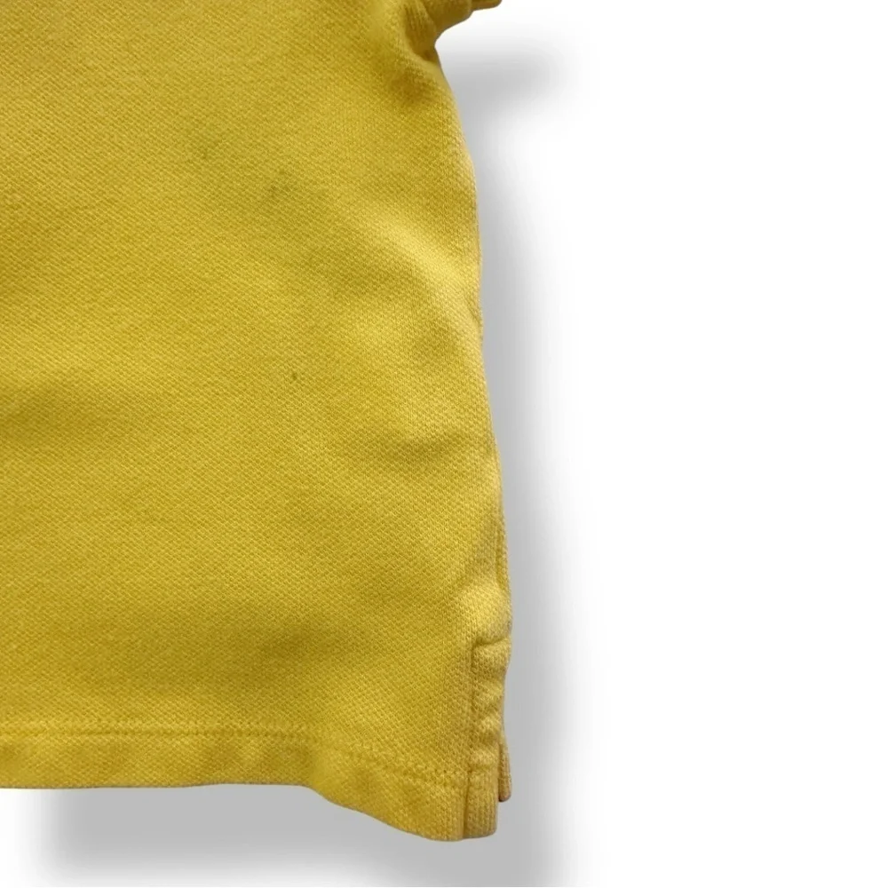 Ralph Lauren | Ruffle Neck Polo Shirt (9 mos) 💛🩷